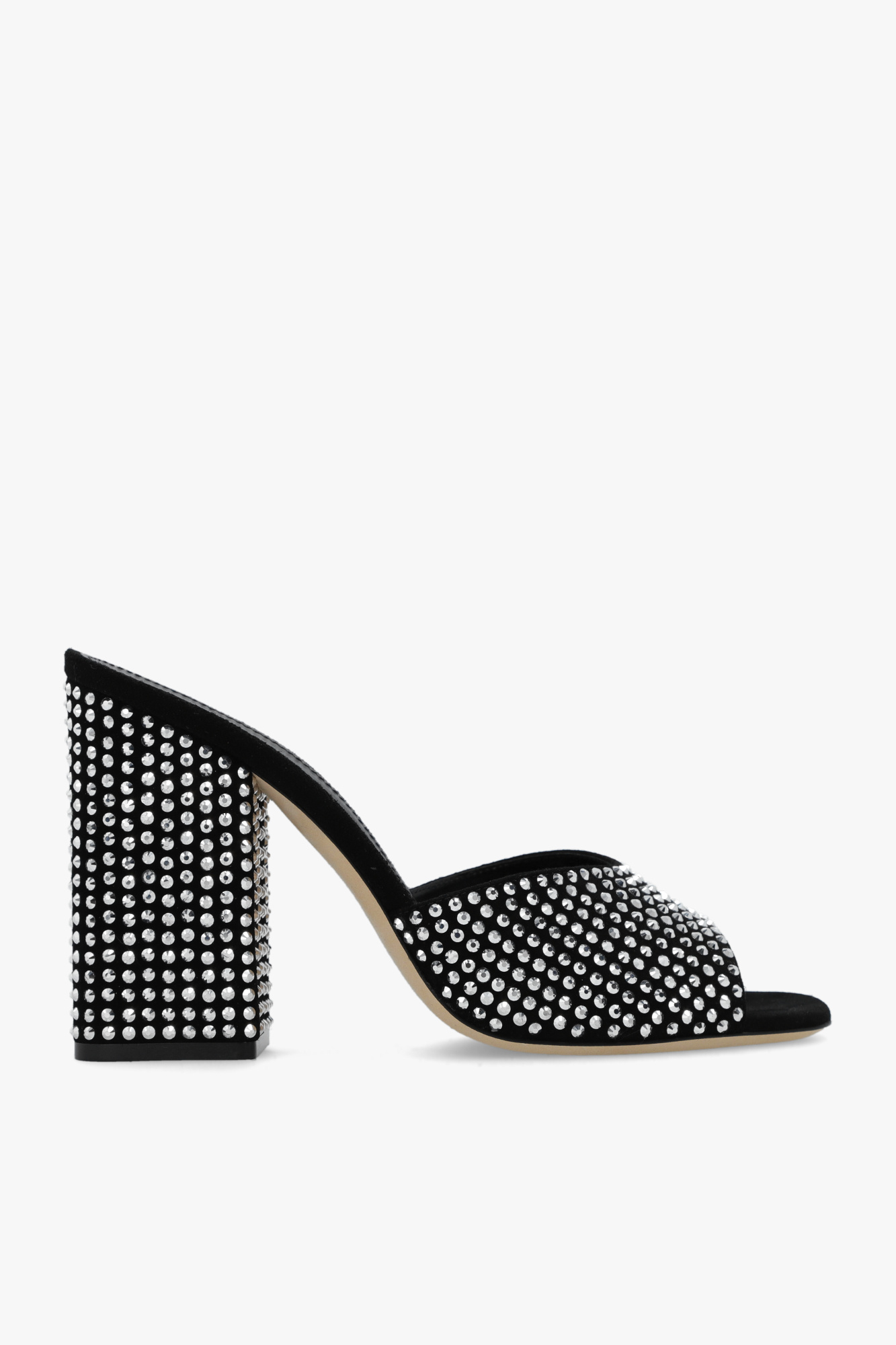 Black 'Holly Anja' heeled mules Paris Texas